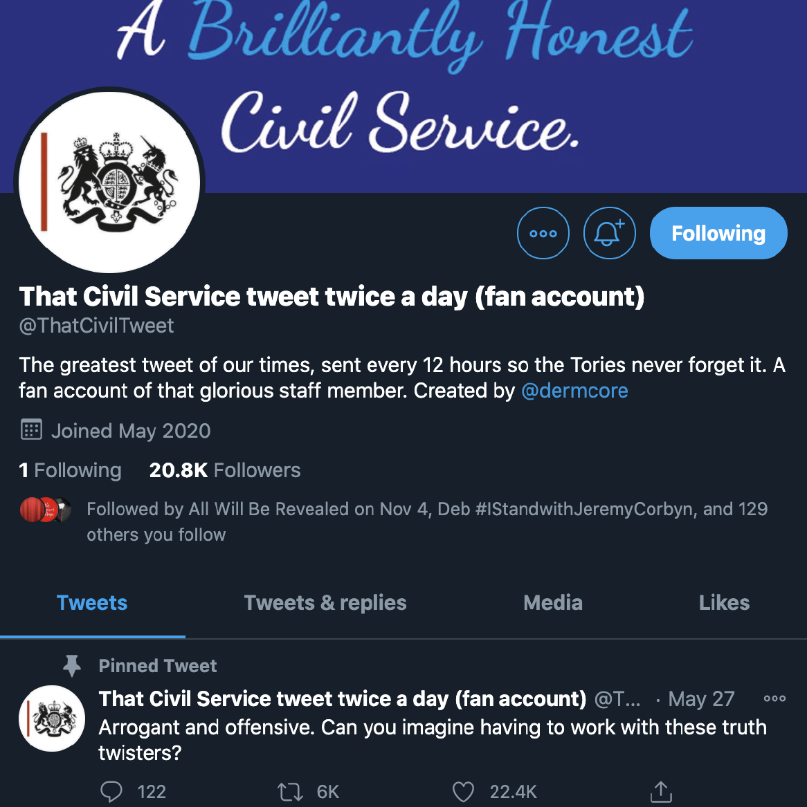 Civil Service        Twitter Bot